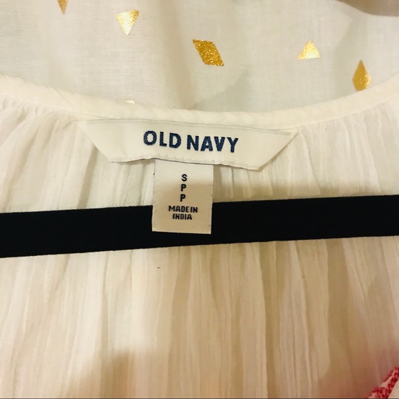 EMBROIDERED BOHO PEASANT SHIRT - Picture 2 of 2